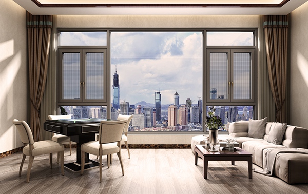 105斷橋鋁門(mén)窗-平開(kāi)窗